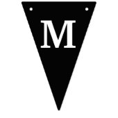 Mr Onederfulバナー白黒と金ゴールド バンティングフラッグ (第3の旗)