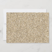 Mr. Onederfulブラックと金ゴールドファースト誕生日写真 招待状 (裏面)