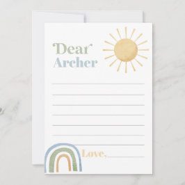 Mr Onederful誕生日タイムカプセルメッセージカード サンキューカード