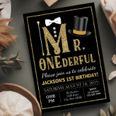 Mr.OneDerful誕生日パーティーへの招待 招待状
