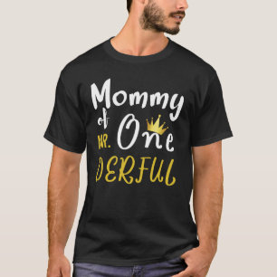 Mr Onederful のママ 初めてのワンダフル マッチング Tシャツ