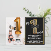 Mr. Onederful 1stバースデーフォト招待状 招待状 (スタンド正面)