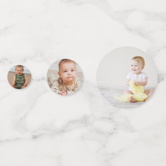 Mr. ONEderful 1st誕生日パーティー写真 コンフェッティ (裏面)