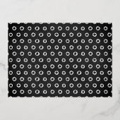 Mr. ONEderful 1st誕生日フォトサンスクリュ実在ー 箔招待状 (裏面)