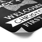 Mr. ONEderful 1th Birthday Welcome Sign ポスター (角)