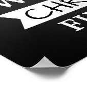 Mr. ONEderful 1th Birthday Welcome Sign ポスター (角)