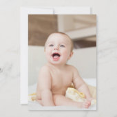 Mr Onederful Boho Rainbow Heart Photo 1st Birthday 招待状 (裏面)