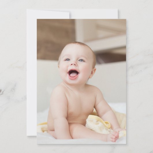 Mr Onederful Boho Rainbow Heart Photo 1st Birthday 招待状 (裏面)