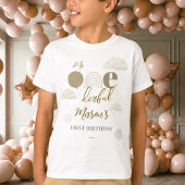 Mr Onederful Neutral Cloud Boho First Birthday Tシャツ