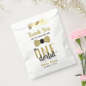 Mr. OneDerful Party好意バッグ、ブラック、フェイク金ゴールド フェイバーバッグ (封をした状態)