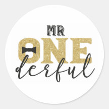 Mr. Onederful Stickers