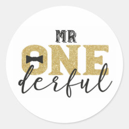 Mr. Onederful Stickers ラウンドシール