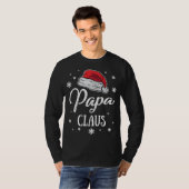 Mr. Papa Santa Claus Christmas Dad Matching Family Tシャツ (正面フル)