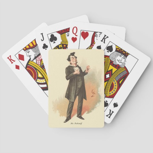 Mr Pecksniff by Kyd - Dickens' Martin Chuzzlewit トランプ (裏面)