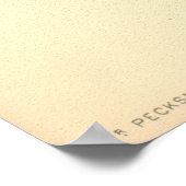 Mr Pecksniff by Kyd - Dickens' Martin Chuzzlewit ポスター (角)