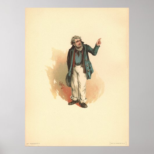Mr. Peggotty by Kyd - Dickens' David Copperfield ポスター (正面)