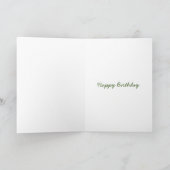 Mr Pike Fishing Birthday Card サンキューカード (内部)