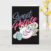 Mr. Potato Head Valentines Day Mrs. Sweet Potato R カード (黄色い花)