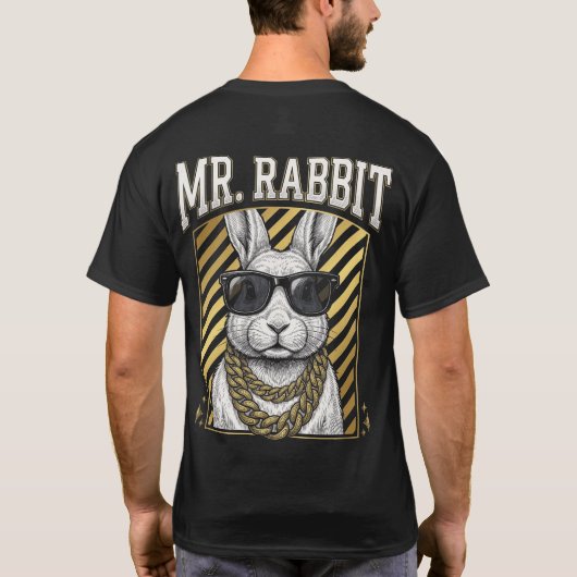 Mr Rabbit Hip Hop Hare Tシャツ (裏面)