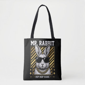 Mr Rabbit Hip Hop Hare Tote トートバッグ
