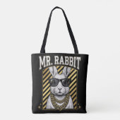 Mr Rabbit Hip Hop Hare Tote トートバッグ (裏面)