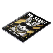 Mr Rabbit Hip Hop Hare Tote ノートブック (左側)