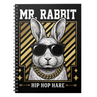 Mr Rabbit Hip Hop Hare Tote ノートブック