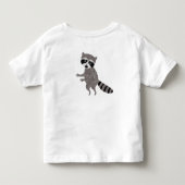 Mr. Racoon Fun Kids Tshirt トドラーTシャツ (裏面)