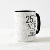 Mr Right Fun 25周年記念シルバーハート マグカップ (正面右)