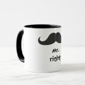mr. right mug マグカップ (正面左)