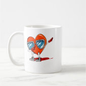 Mr Right Valentines Day Humor Matching Couples 1  コーヒーマグカップ (左)