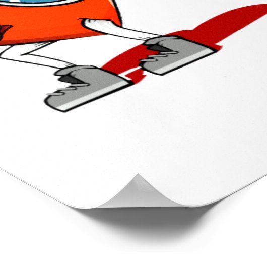 Mr Right Valentines Day Humor Matching Couples 1  ポスター (角)