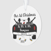 Mr,'s Newlyweds First Christmas オーナメント (正面)