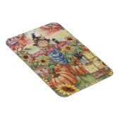 「Mr. Scakerrow」 – かわいいハロウィーンのイラストレーション マグネット (右側)