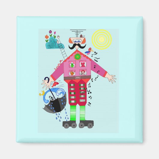 mr  Shelter マグネット (正面)