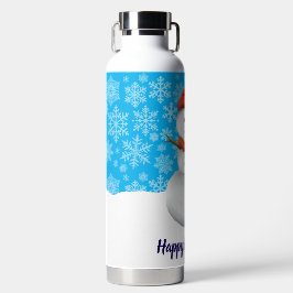 Mr. Snowman Happy Holidays ウォーターボトル
