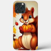 Mr. Squirrel Autumn  Phone Case Case-Mate iPhoneケース (裏面)
