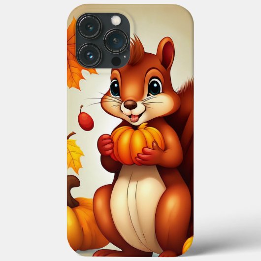 Mr. Squirrel Autumn  Phone Case Case-Mate iPhoneケース (裏面)