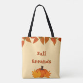 Mr Squirrel Fall Errands Tote Bag トートバッグ (裏面)