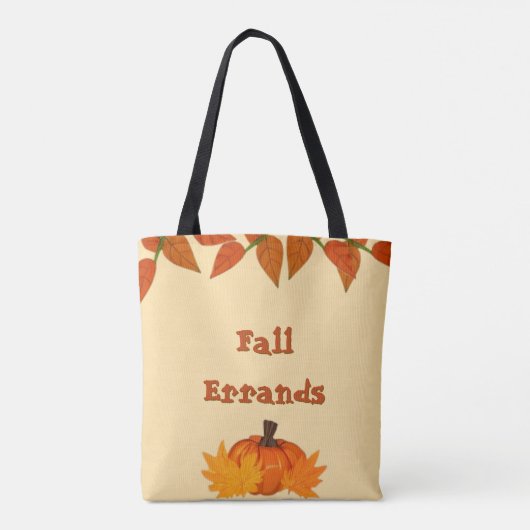 Mr Squirrel Fall Errands Tote Bag トートバッグ (裏面)