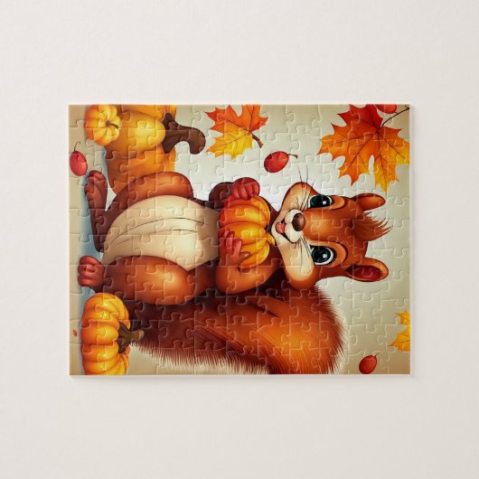 Mr. Squirrel Jigsaw Puzzle ジグソーパズル (横)