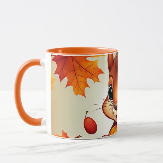 Mr. Squirrel Mug マグカップ (左)