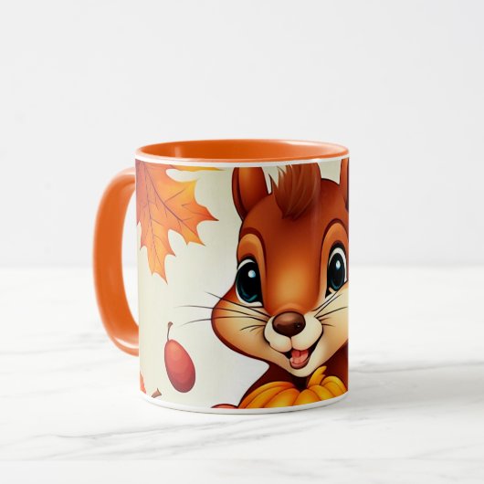 Mr. Squirrel Mug マグカップ (正面左)