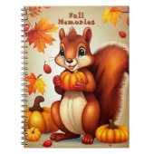 Mr. Squirrel Notebook ノートブック (正面)