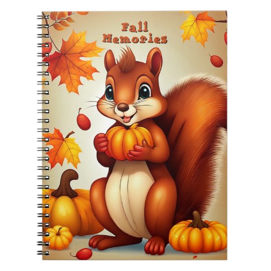 Mr. Squirrel Notebook ノートブック (正面)