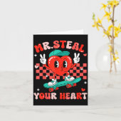 Mr Steal Your Heart For Boys Toddlers Valentine's  カード (黄色い花)