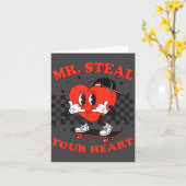 Mr Steal Your Heart For Boys Toddlers Valentine's  カード (黄色い花)