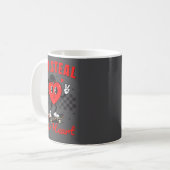 Mr Steal Your Heart For Boys Toddlers Valentine's  コーヒーマグカップ (正面左)