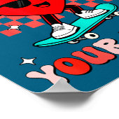 Mr Steal Your Heart For Boys Toddlers Valentine's ポスター (角)