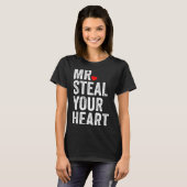 Mr. Steal Your Heart Funny Valentines Day Men’s  Tシャツ (正面フル)